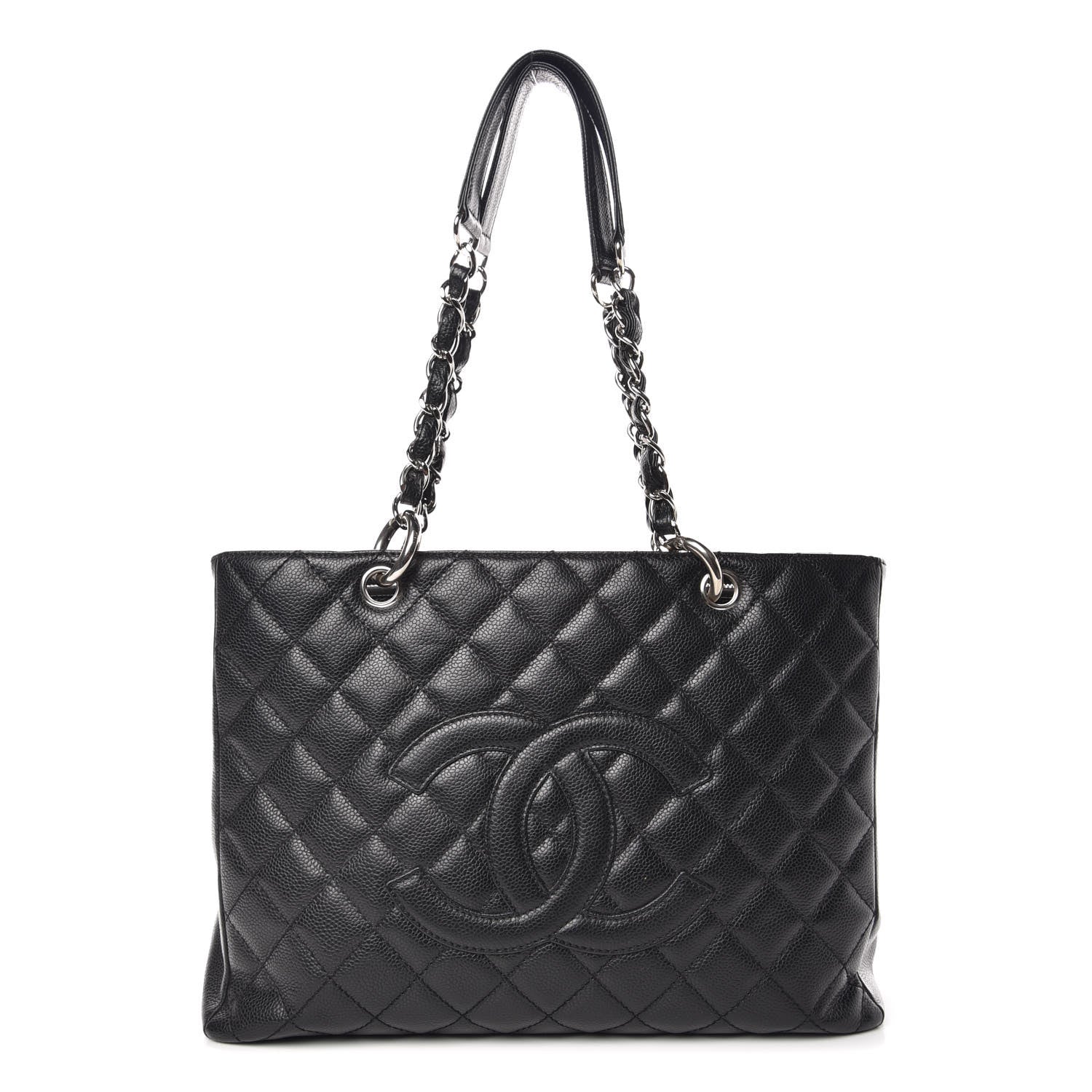 Chanel Caviar Quilted Grand Shopping Tote GST Black 1 of 13