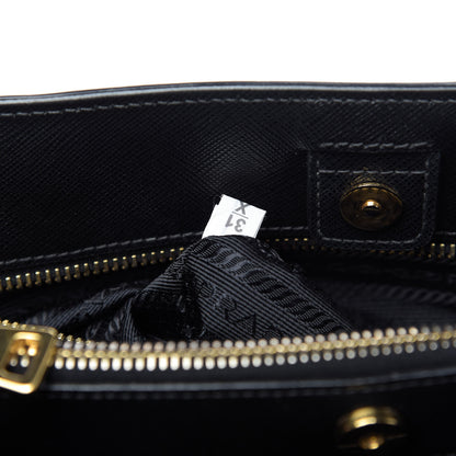 Prada Saffiano Lux Medium Tote Black 10 of 10