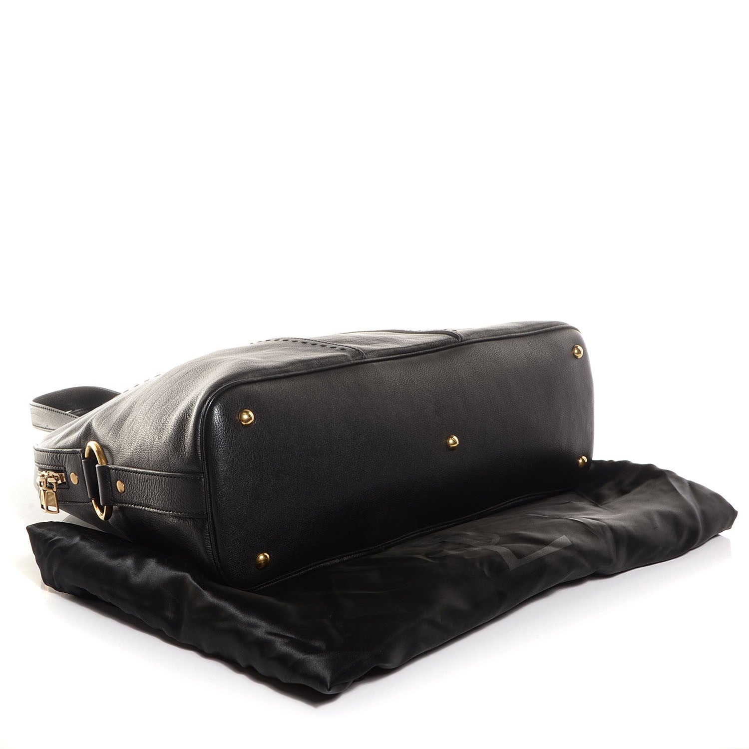 Saint Laurent Calfskin Oversized Muse Black 4 of 9