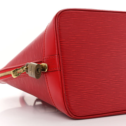 Louis Vuitton Epi Alma PM Castillan Red 9 of 14