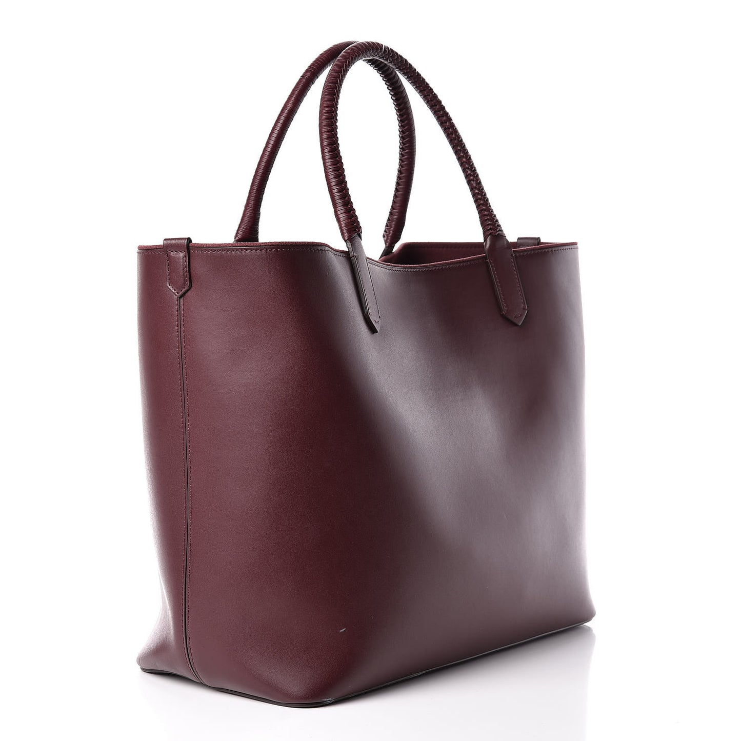 Calfskin Large Whipstitch Antigona Tote Oxblood