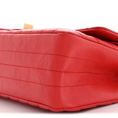 Chanel Calfskin Chevron Quilted 2.55 Reissue 225 Flap Red 10 of 12