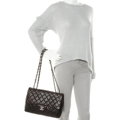 Chanel Lambskin Jumbo Single Flap Brown 2 of 9