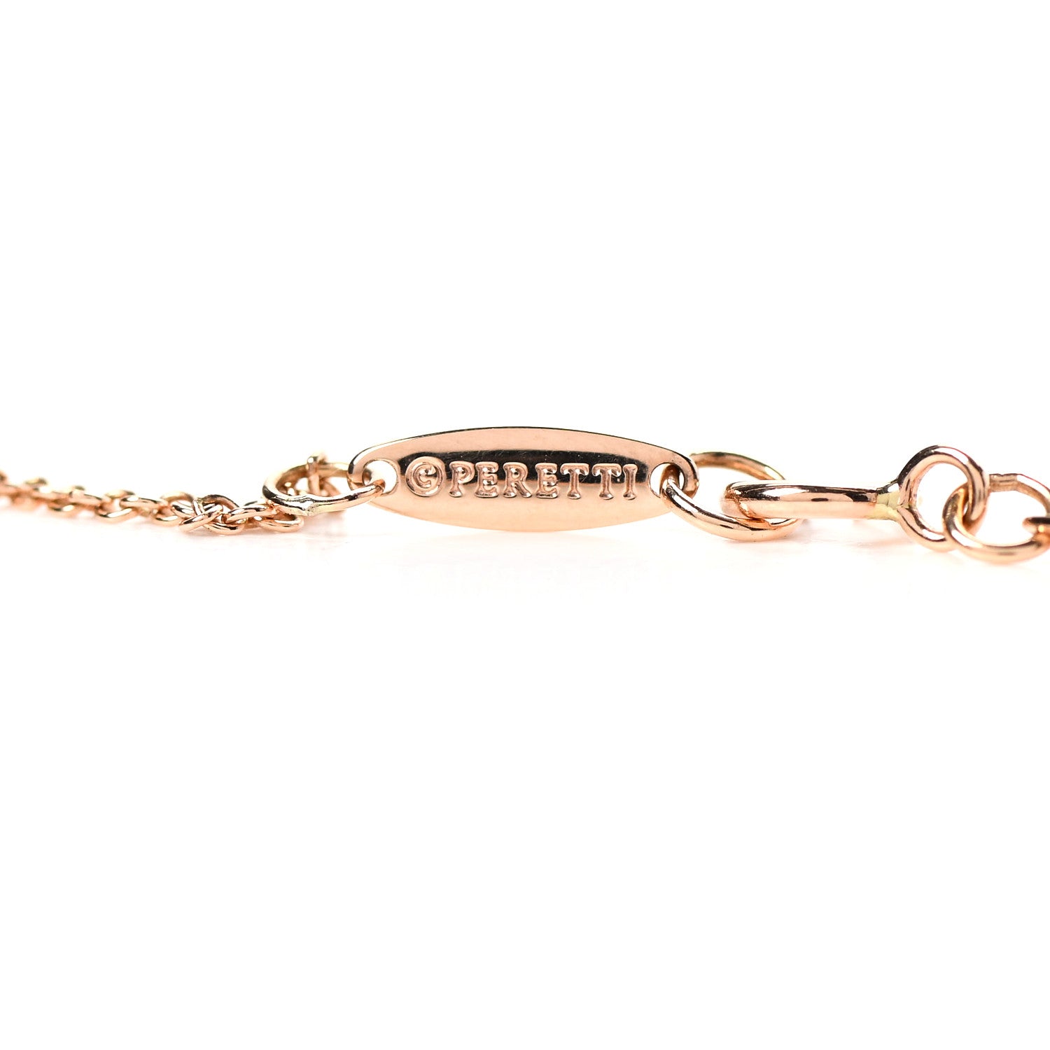Tiffany 18K Rose Gold 11mm Elsa Peretti Open Heart Pendant Necklace 7 of 8