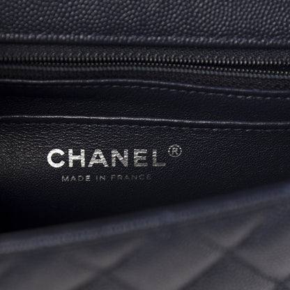 Chanel Caviar Quilted Mini Rectangular Flap Navy 6 of 11