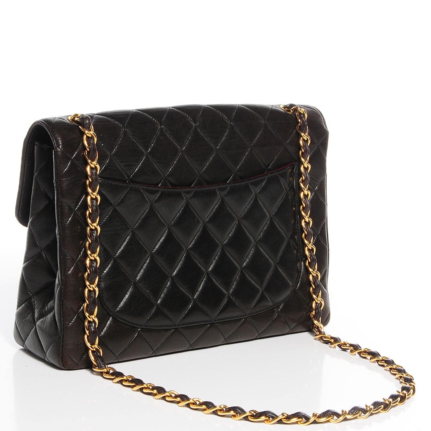Chanel Lambskin Jumbo Single Flap Black 3 of 8