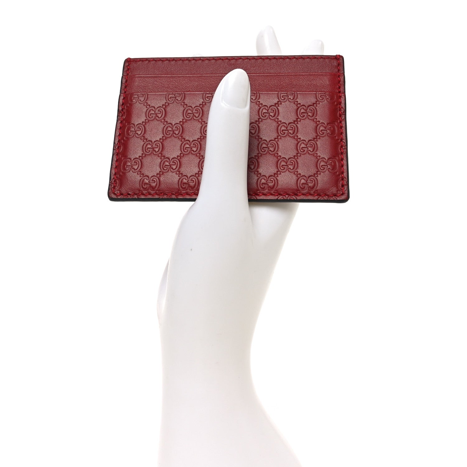 Gucci Microguccissima Card Holder Red 2 of 6