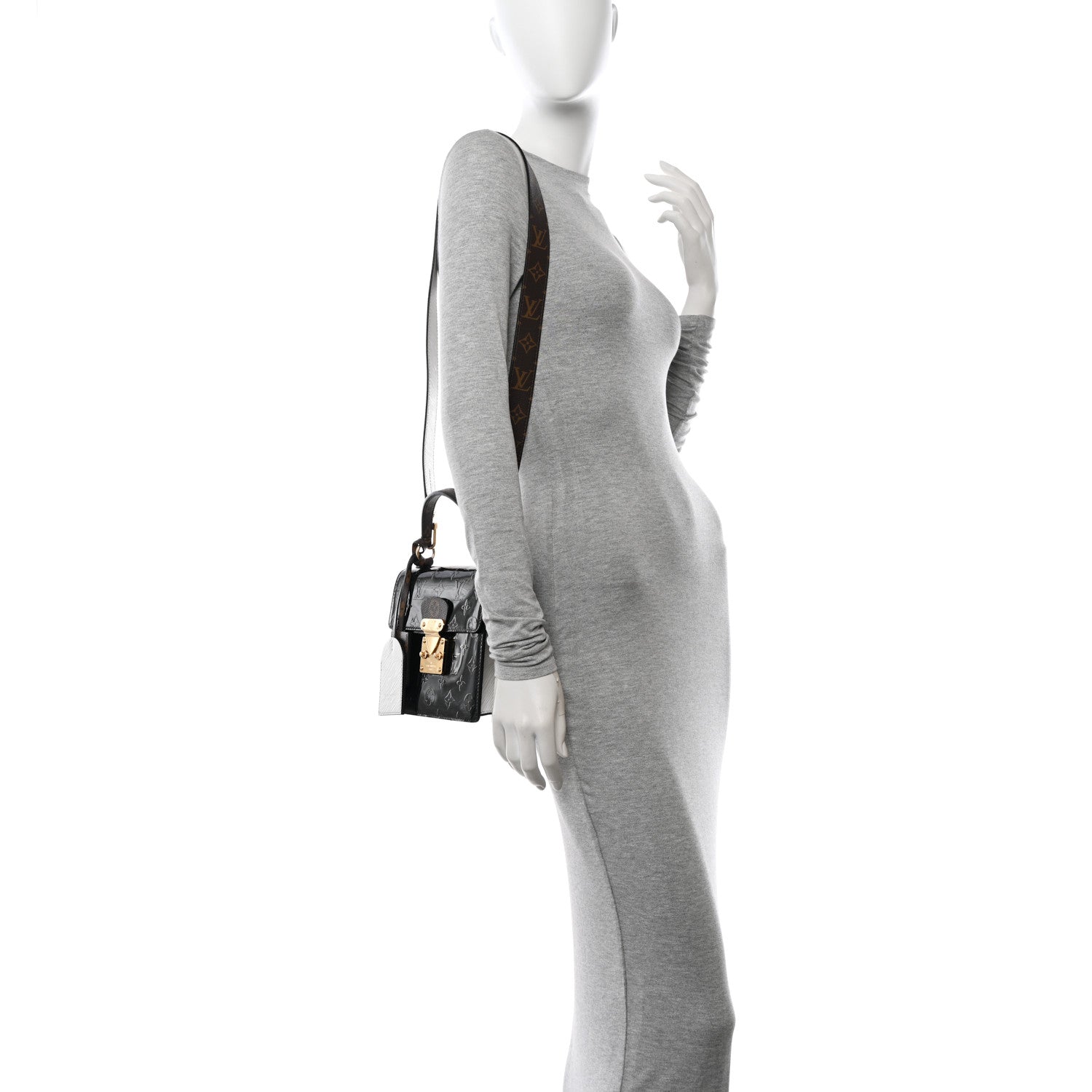 Louis Vuitton Vernis Epi Monogram Spring Street Black 2 of 9