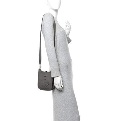 Hermes Taurillon Clemence Evelyne TPM Etain 2 of 13