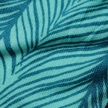 Hermes Cashmere Silk Zebra Pegasus Shawl GM 140 Caban Turquoise Bleu Klein 4 of 10