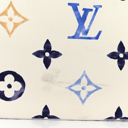 Louis Vuitton Monogram Canvas By The Pool Monaco 2.0 Neverfull GM Set Blue 11 of 12