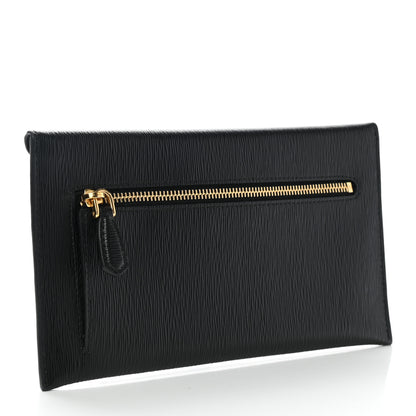 Prada Vitello Move Envelope Wallet Black 3 of 8