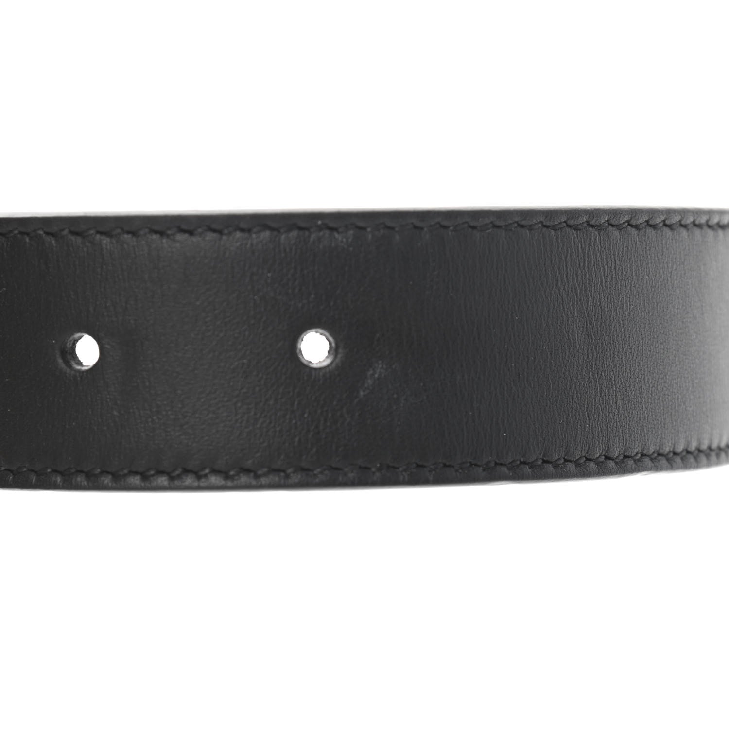 Gucci Calfskin Double G 30mm Belt 85 34 Black 7 of 8