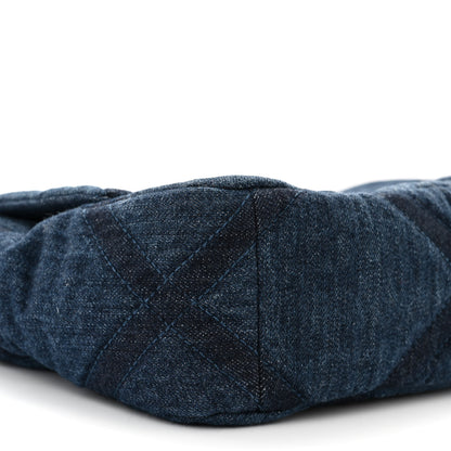 Chanel Denim Quilted Medium Chanel 19 Flap Blue 9 of 11