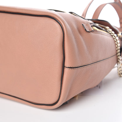Chloe Suede Calfskin Small Faye Backpack Nougat 10 of 10