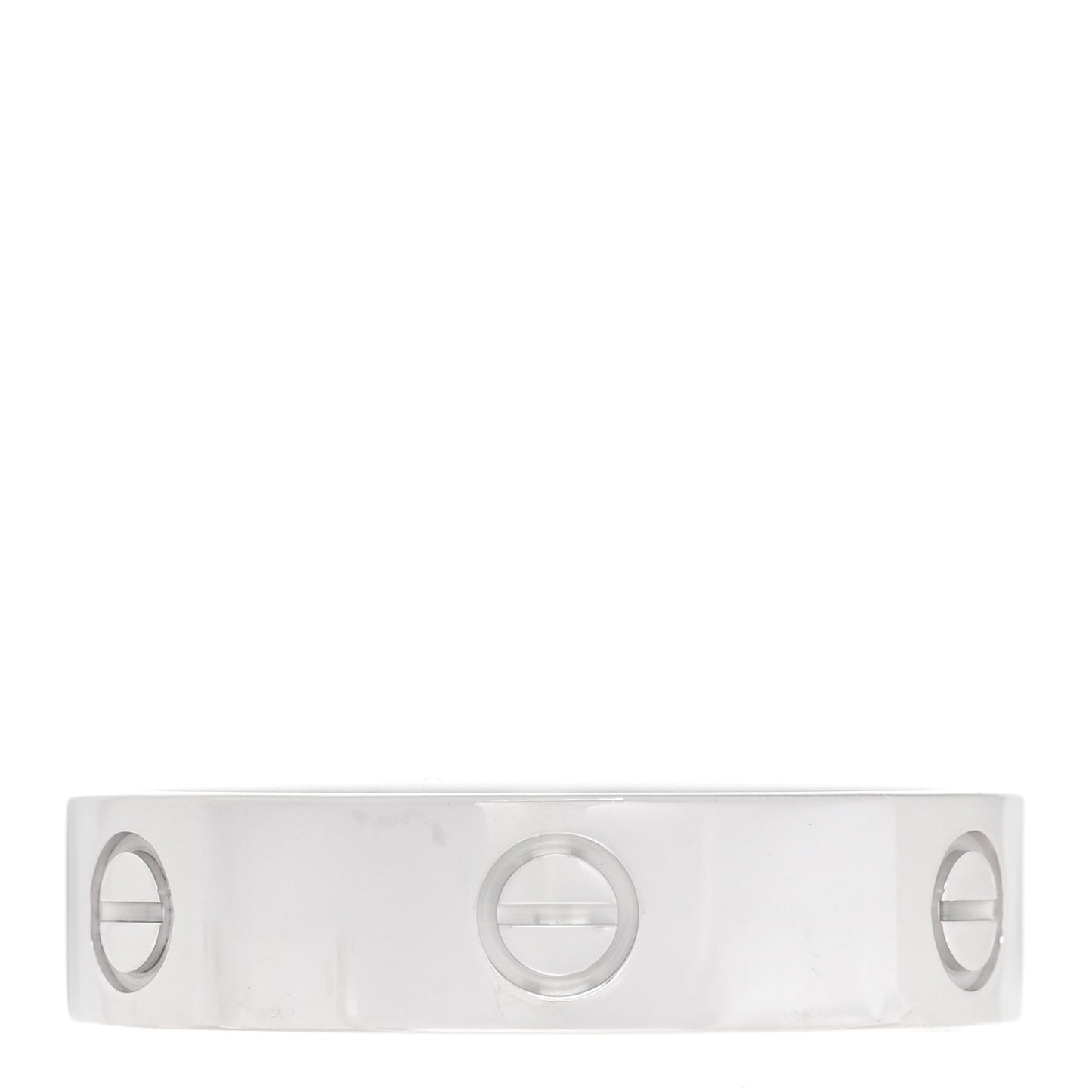 18K White Gold 5.5mm LOVE Ring 67 12