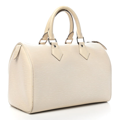 Louis Vuitton Epi Speedy 25 Ivory 3 of 10