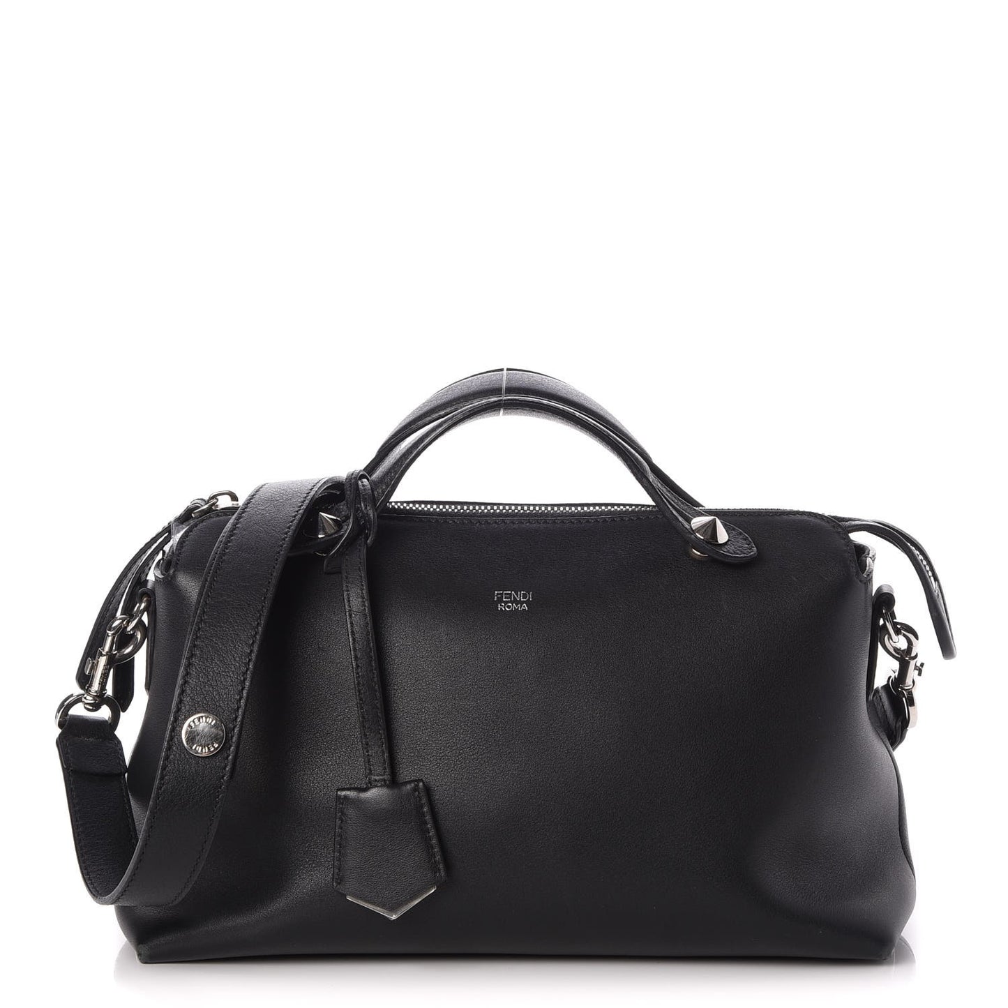 Vitello Dolce Medium By The Way Boston Bag Black