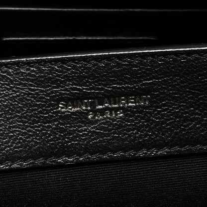 Saint Laurent Shiny Calfskin Medium Uptown Tote Black 6 of 8