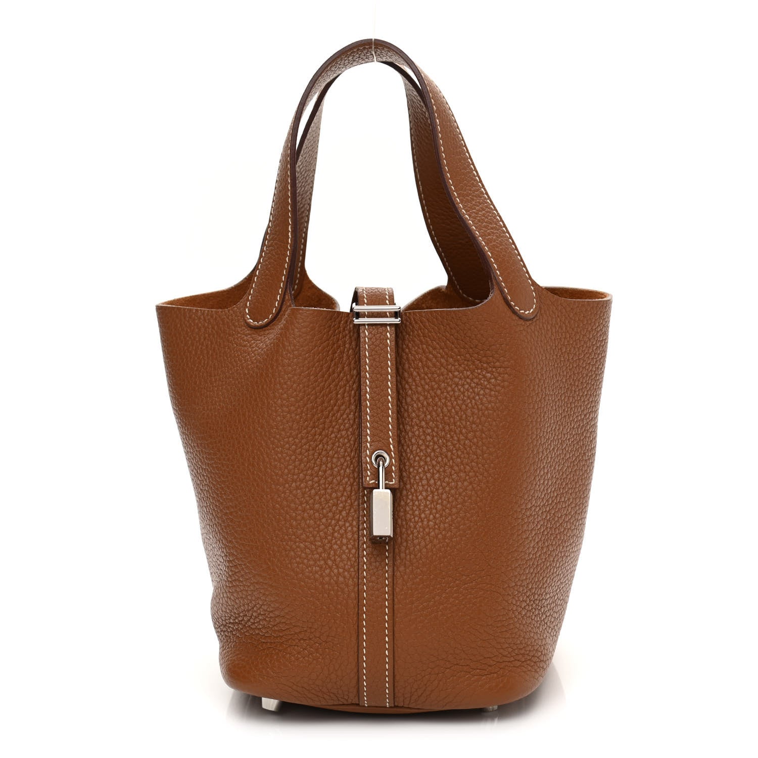 Hermes Taurillon Clemence Picotin Lock 18 PM Gold 1 of 10