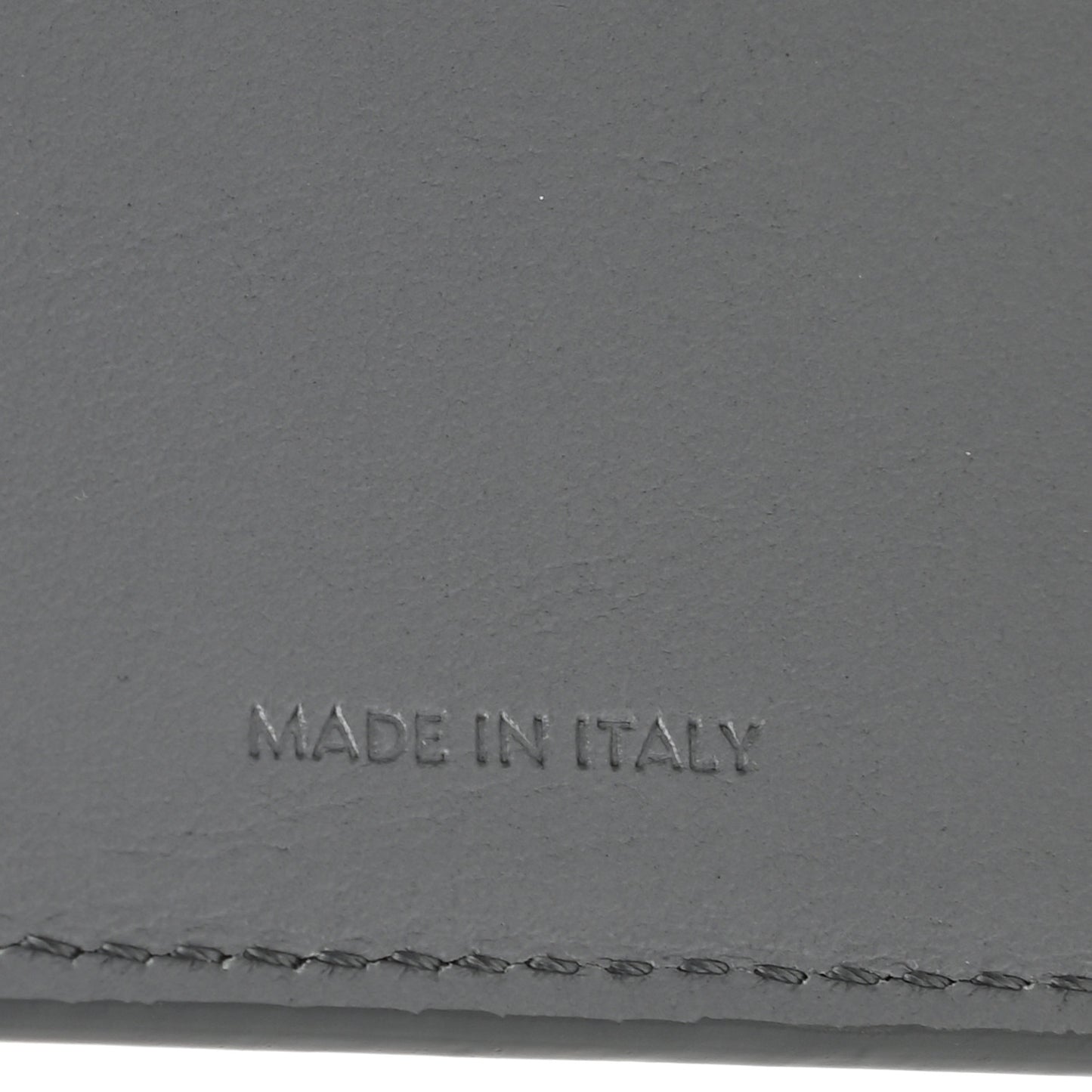 Grained Calfskin Small Multifunction Folded Wallet Kohl
