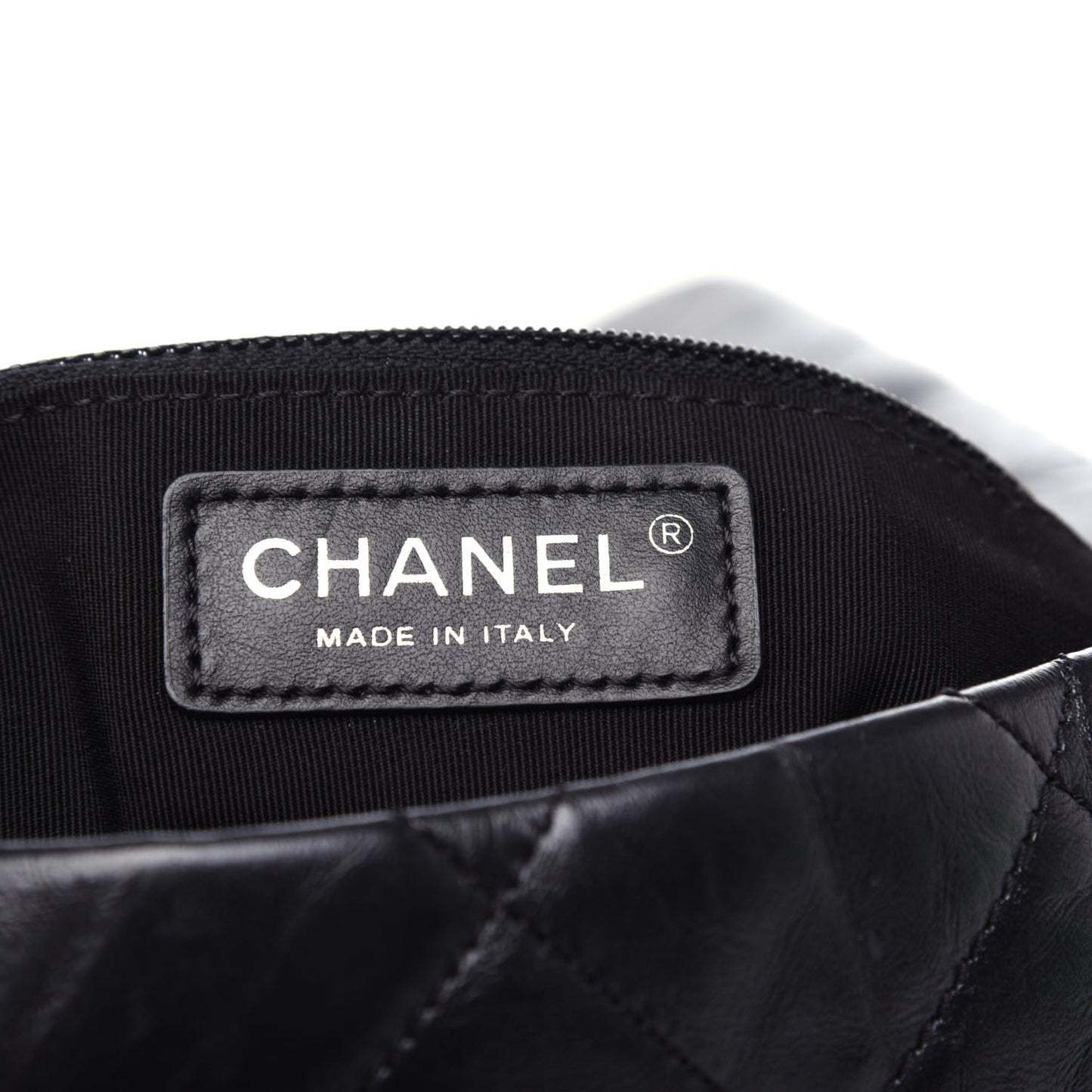 Crackled Aged Calfskin Big Bang Flap Black