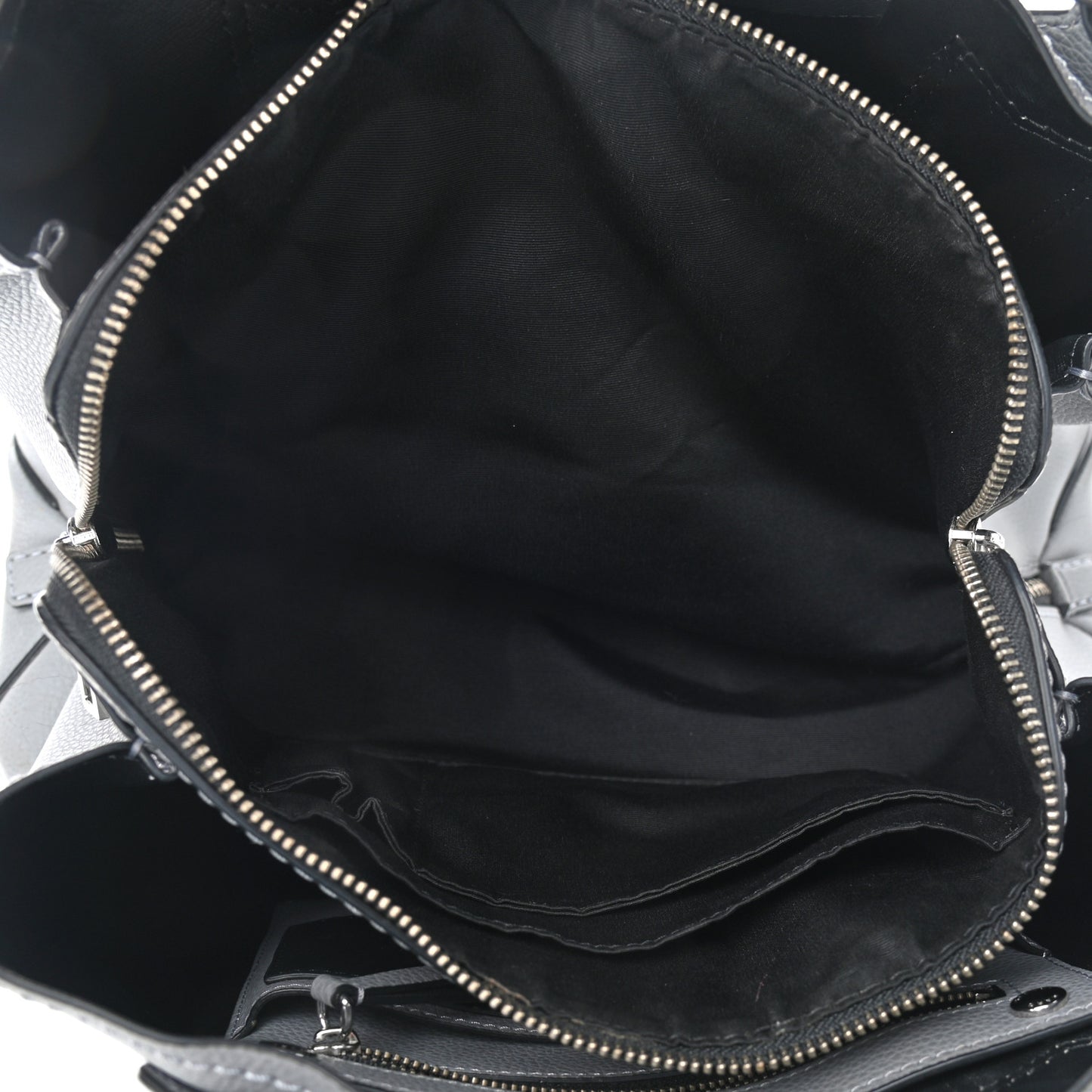 Pebbled Calfskin Editor Shopping Tote Grey