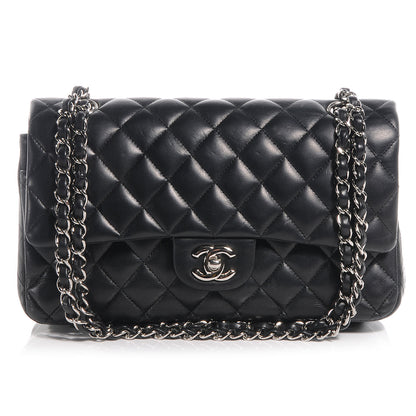 Chanel Lambskin Medium Double Flap Black 1 of 7