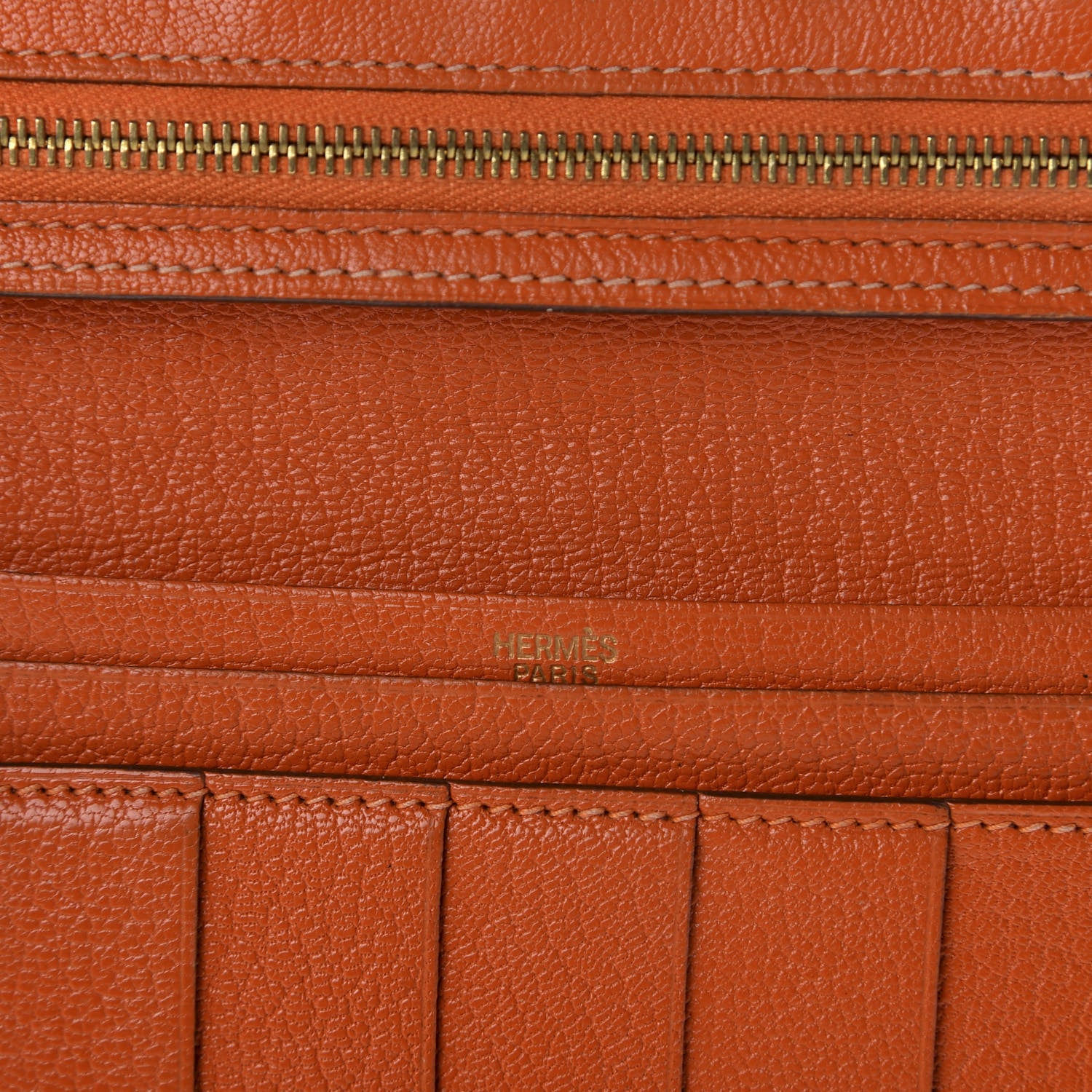 Hermes Chevre Mysore Bearn Gusset Wallet 7 of 8