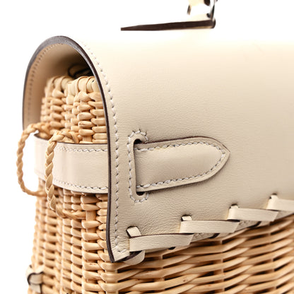 Hermes Wicker Swift Picnic Kelly 35 Naturel Nata 11 of 14