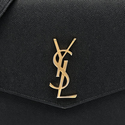 Saint Laurent Grain de Poudre Mini Uptown Crossbody Bag Black 7 of 13