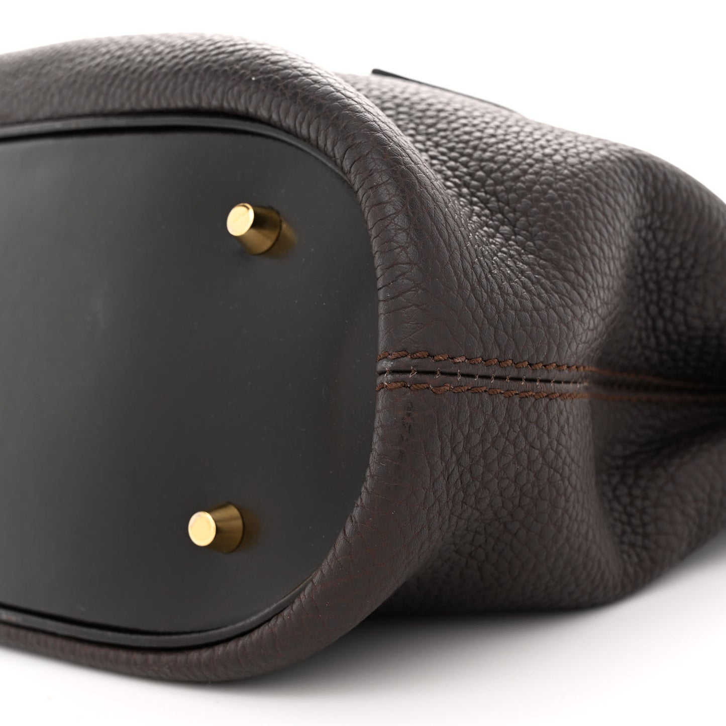London Grainy Calfskin Medium Baynard Tote Brown