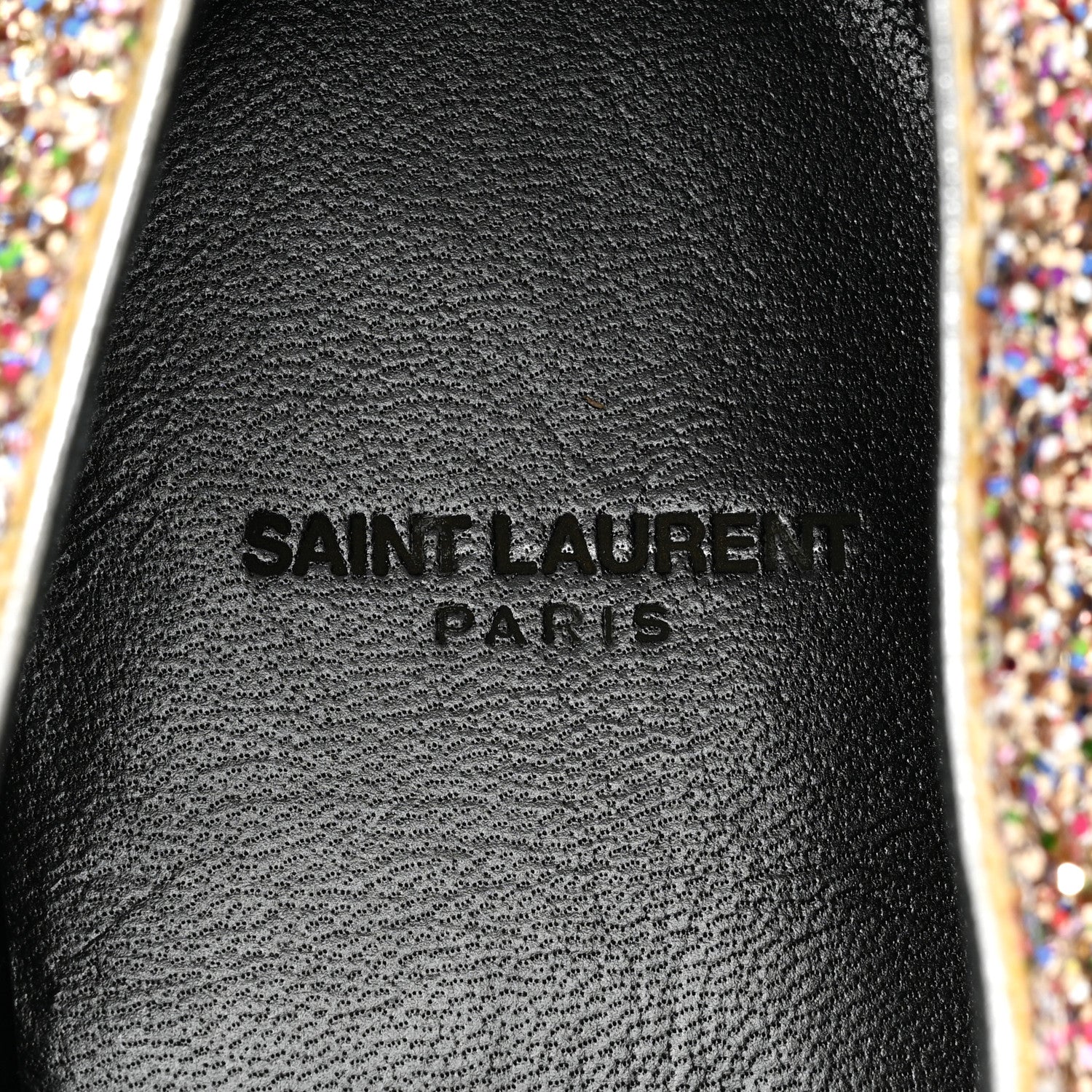 Saint Laurent Glitter Galactica Oxfords 43 Multicolor 7 of 8