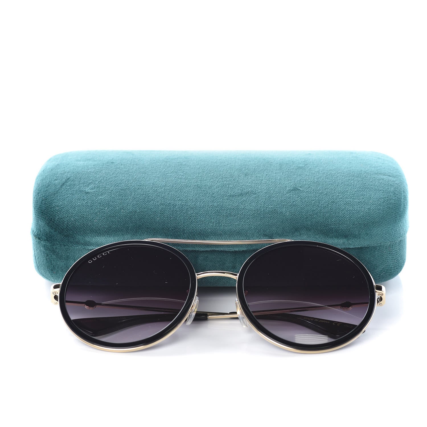 Gucci Round Frame Sunglasses GG0061S Black 8 of 9