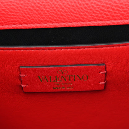 Valentino Garavani Grainy Calfskin Small VSling Shoulder Bag Red 6 of 10