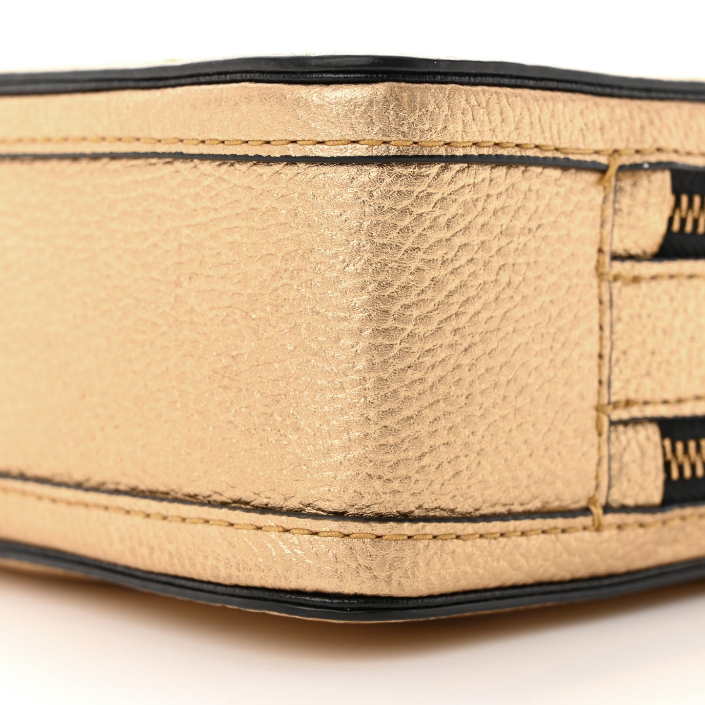 Metallic Calfskin The Box 20 Crossbody Gold