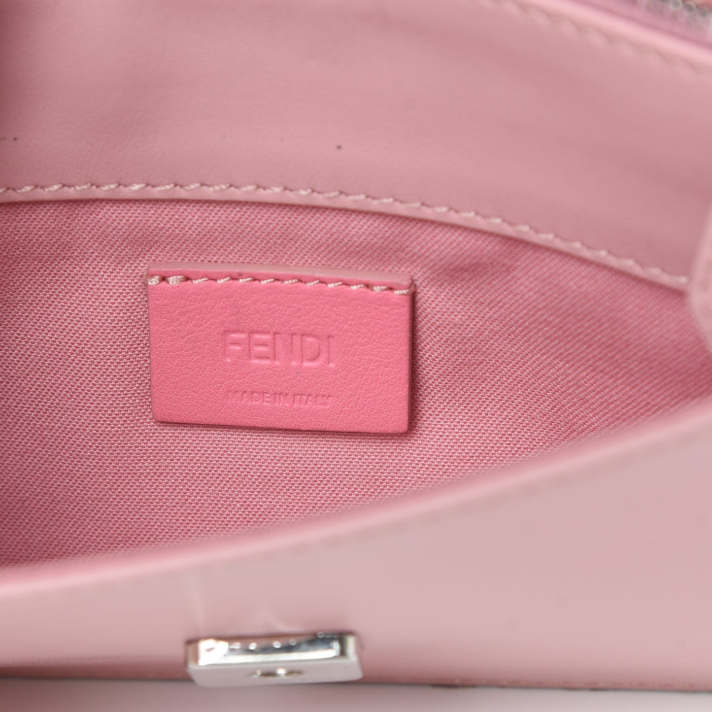 Vitello Elite Century Hypnoteyes Studded Tube Wallet On Chain Bubblegum Multicolor