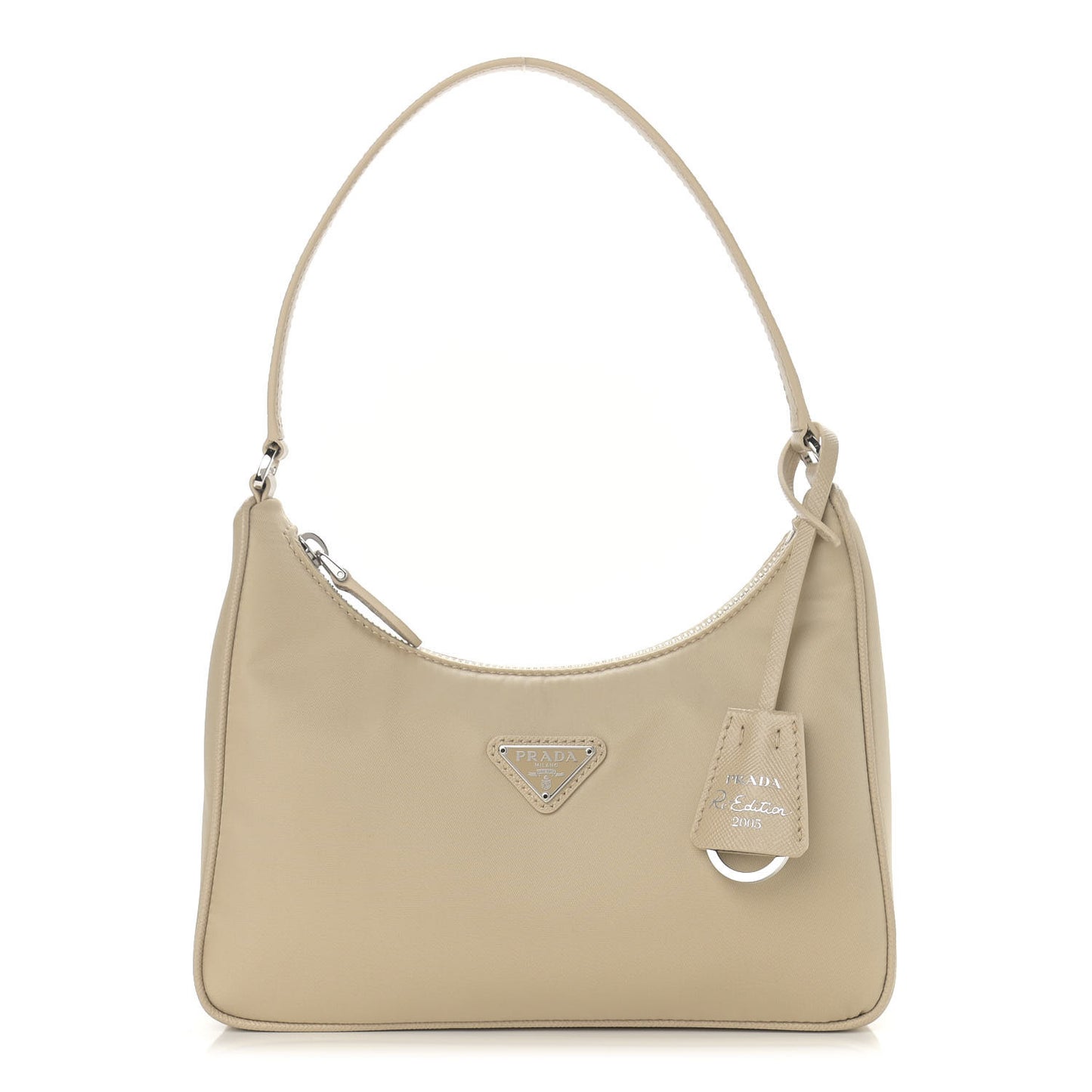 Re-Nylon Saffiano Mini Re-Edition 2005 Bag Deserto