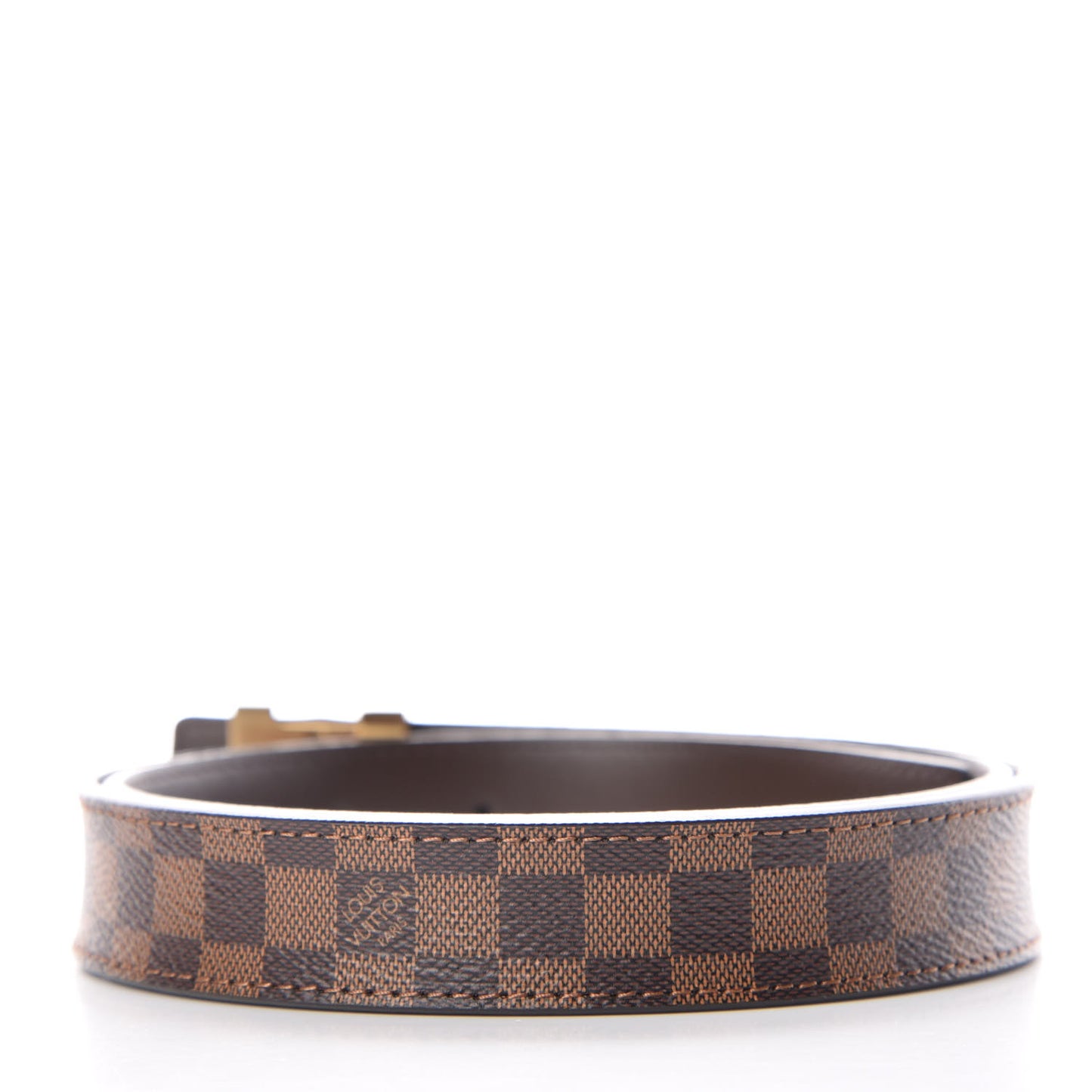 Mini Damier Ebene 25mm LV Initiales Belt 80 32
