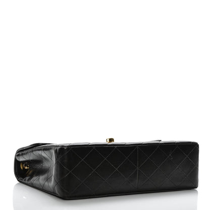 Chanel Lambskin Quilted Jumbo Single Flap Black 4 of 7