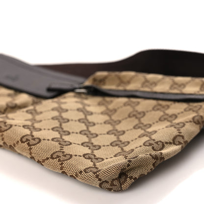 Gucci GG Monogram Double Pocket Belt Bag Dark Brown 8 of 9