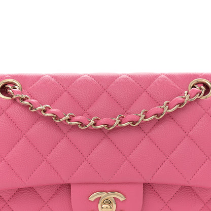 Chanel Caviar Quilted Small Double Flap Pink 8 of 11