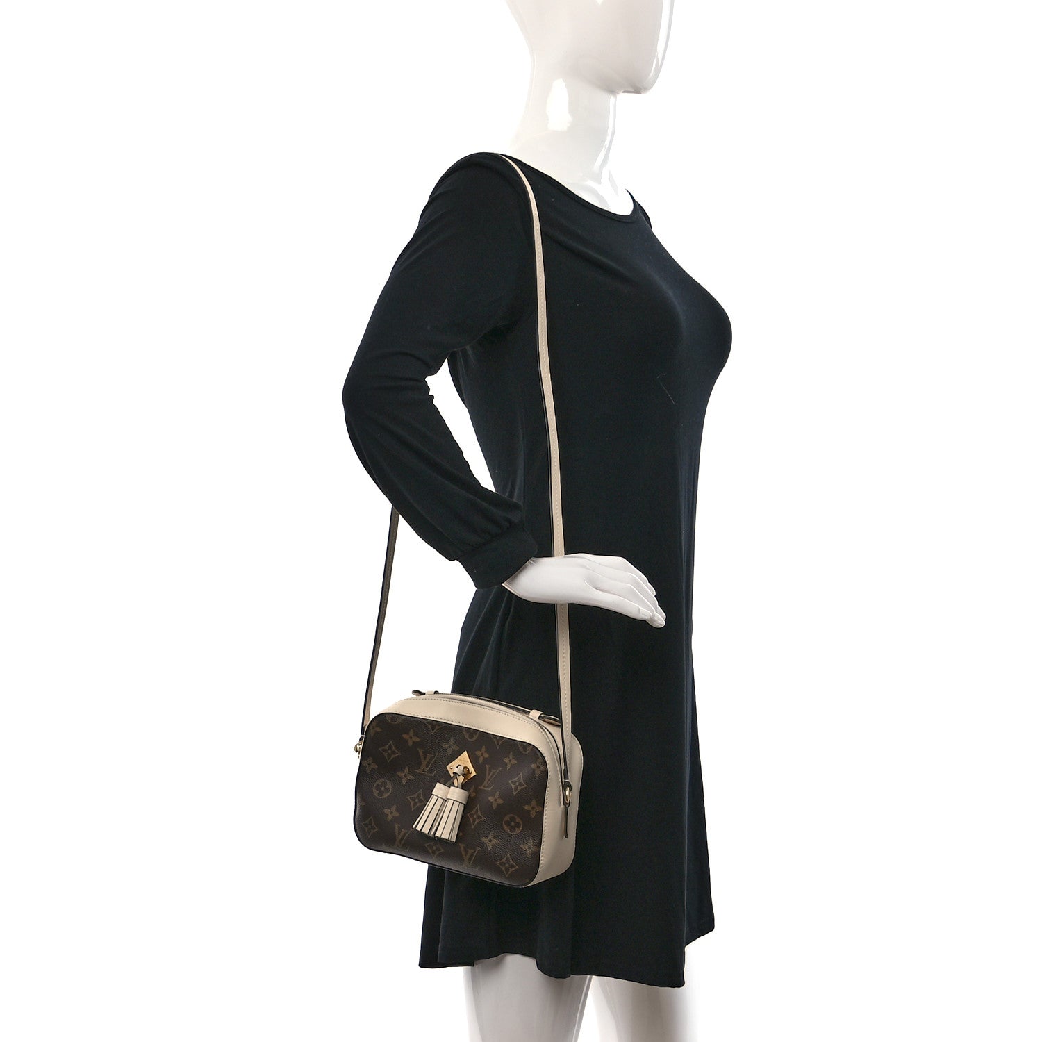 Louis Vuitton Monogram Saintonge Creme 2 of 11