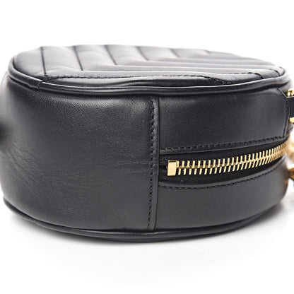 Saint Laurent Calfskin Matelasse Small Monogram Bubble Crossbody Black 9 of 11