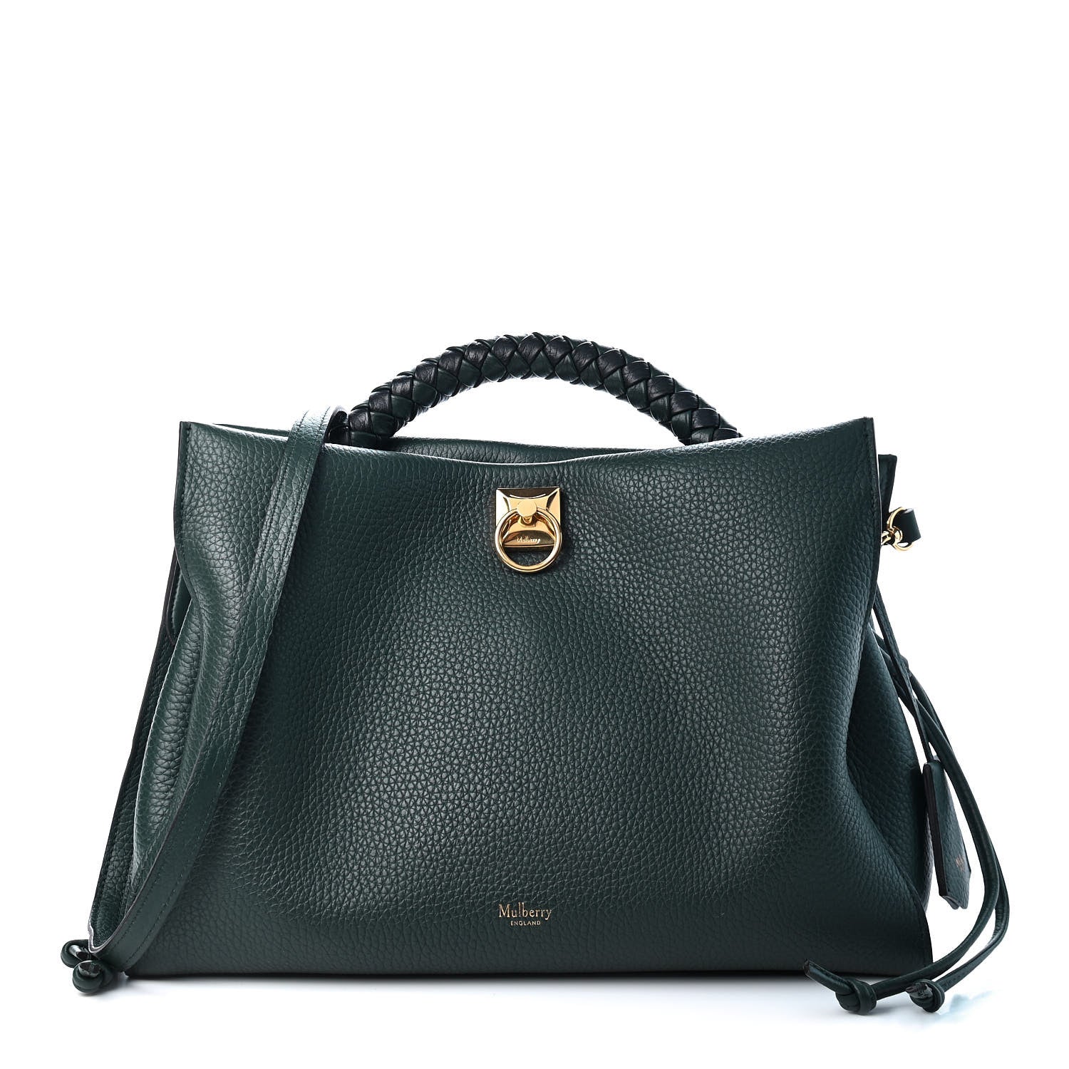 Mulberry Heavy Grain Iris Tote Mulberry Green 1 of 10