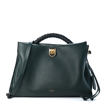 Mulberry Heavy Grain Iris Tote Mulberry Green 1 of 10