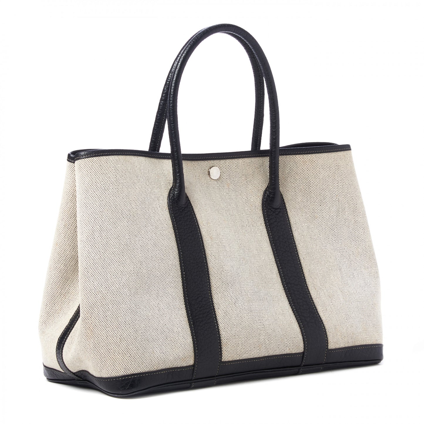 Toile Buffle Skipper Garden Party 36 MM Tote Black