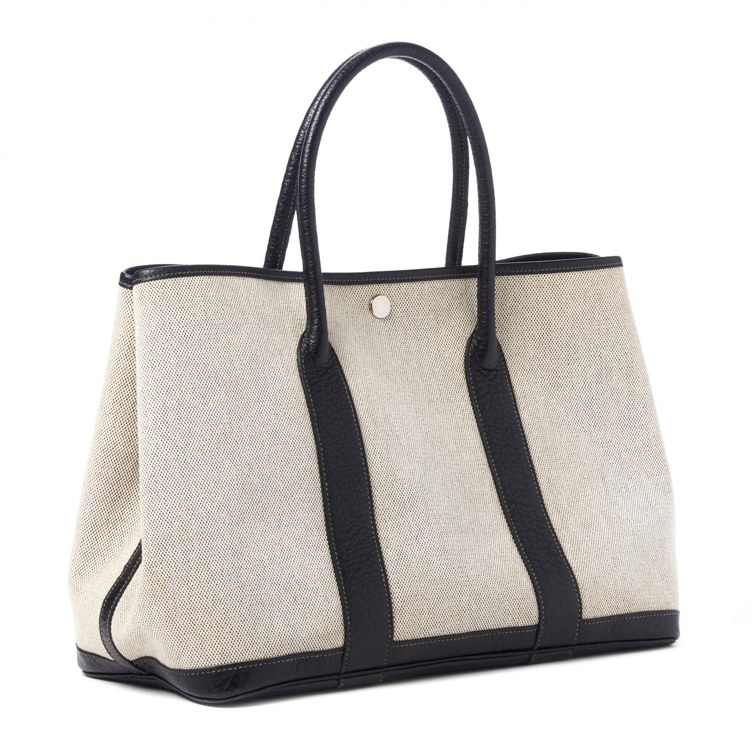Hermes Toile Buffle Skipper Garden Party 36 MM Tote Black 2 of 9