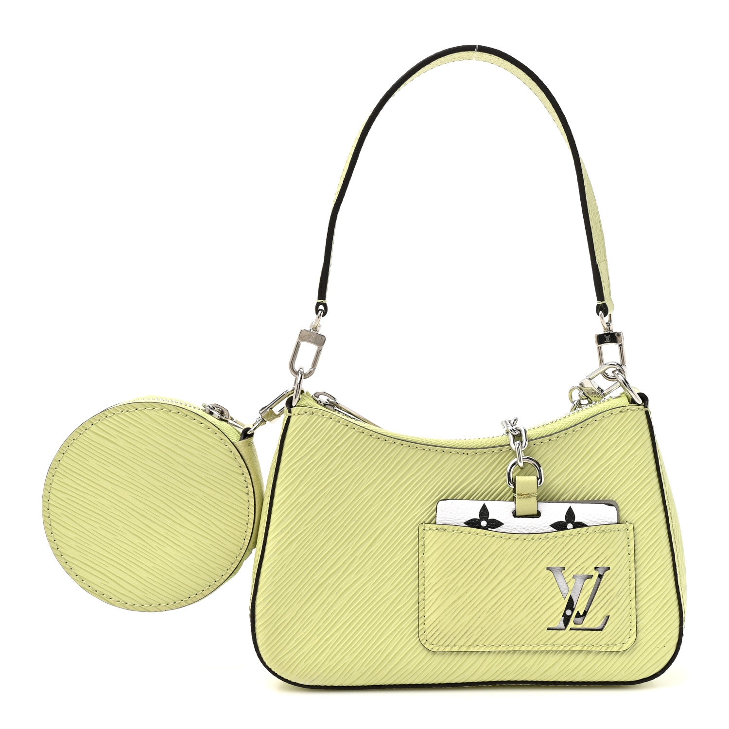 Louis Vuitton Epi Marellini  Light Green 1 of 13