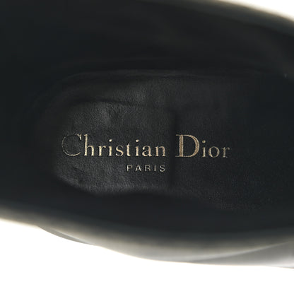 Christian Dior Calfskin Technical Fabric D-Major Ankle Boots 39 Black Taupe 7 of 8